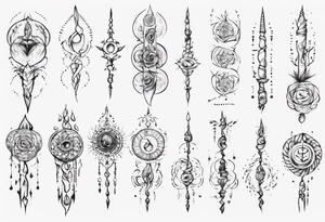 unalome tattoo idea