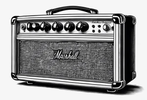 Marshall amplifier tattoo idea