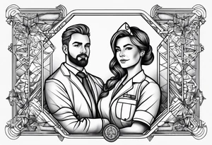 Accountant and Nurse tattoo idea