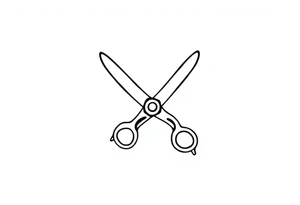 Scissors tattoo idea