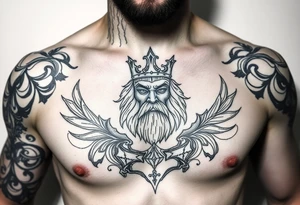 What is king to a god tattoo idea