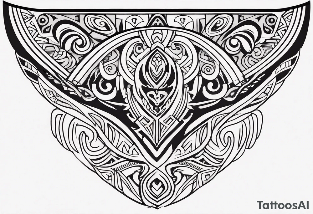 maori neck design tattoo tattoo idea