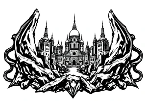 city of 
Atlantis tattoo idea