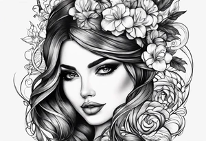 the name semilly in with fancy lette tattoo idea