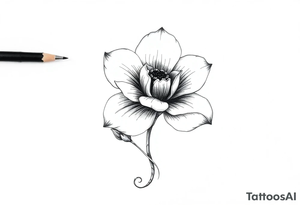 Fuck off as the stem to a flower tattoo idea