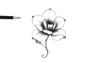 Fuck off as the stem to a flower tattoo idea