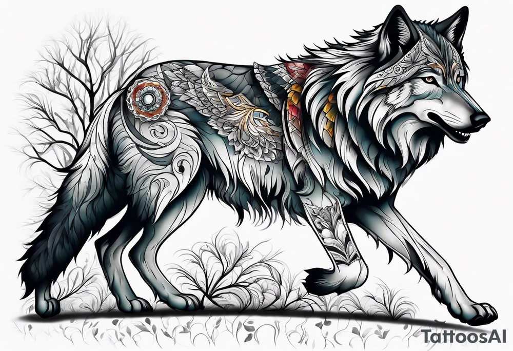 Lubo wolf tattoo idea