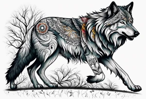 Lubo wolf tattoo idea