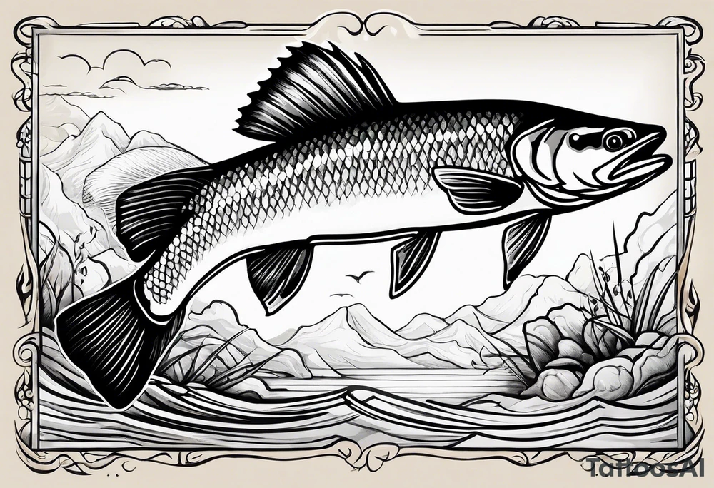 Walleye tattoo idea
