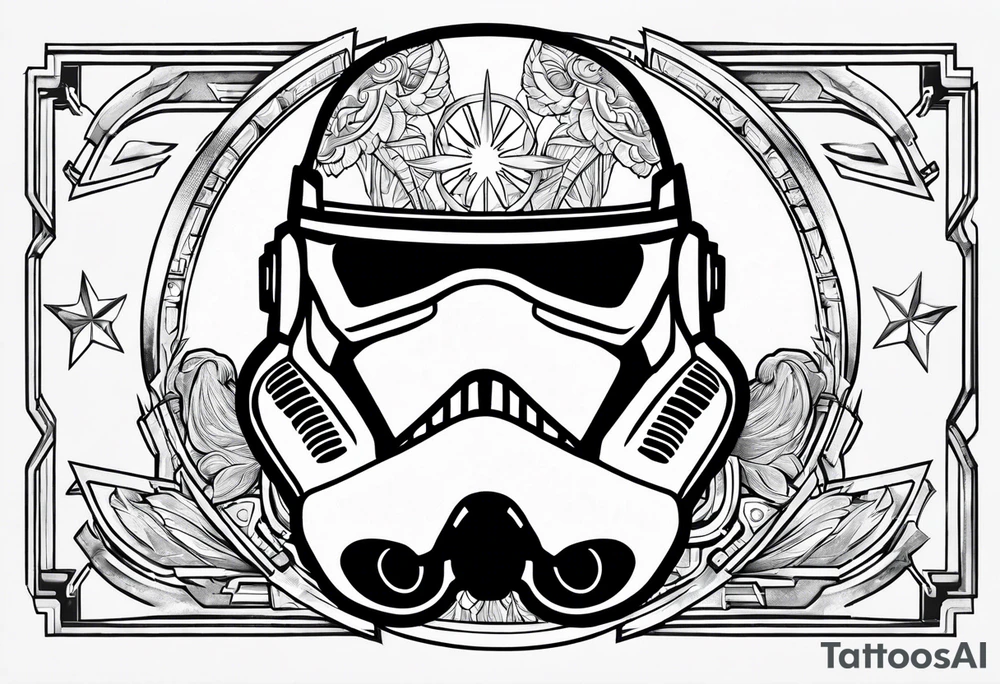 Star Wars, Captain Rex, Pistols drawn, Phoenix Squadron Helmet, tattoo idea