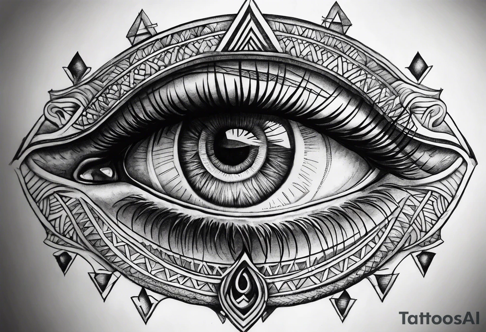 all-seeing eye tattoo idea