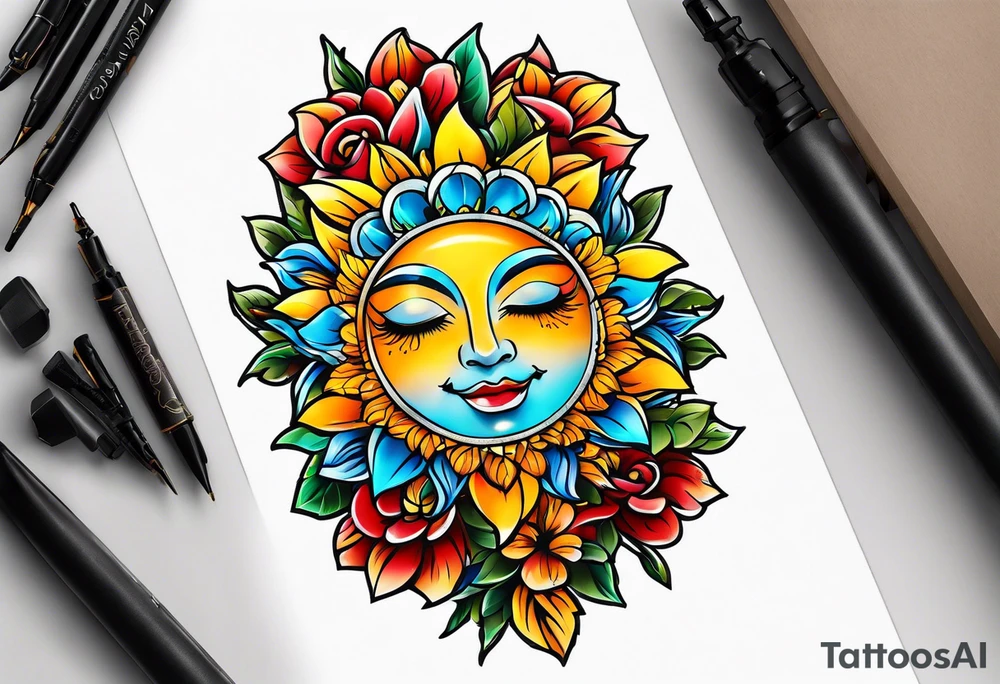 Sunshine tattoo idea