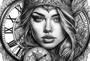 Chosen one with clock tattoo idea