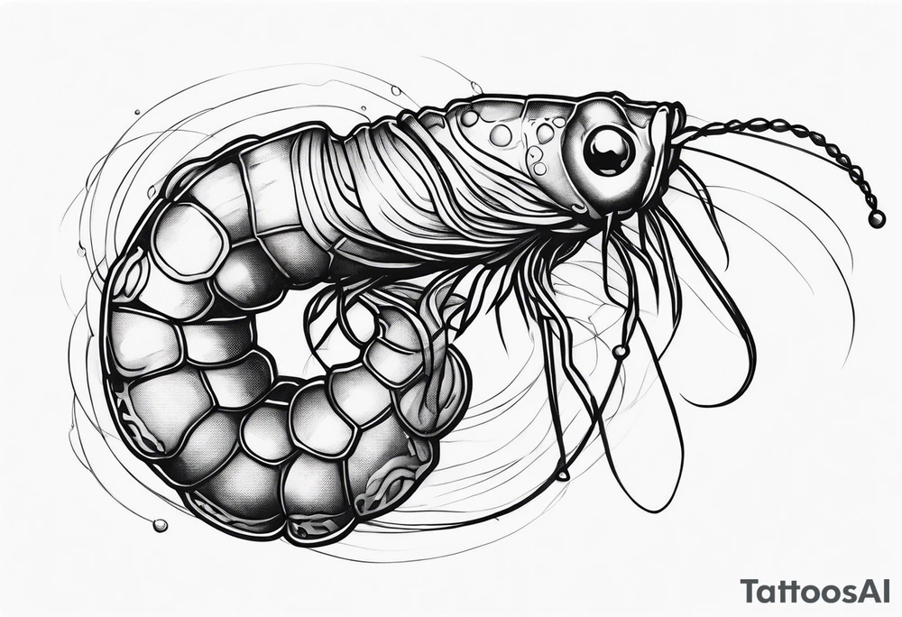 Amano shrimp tattoo idea