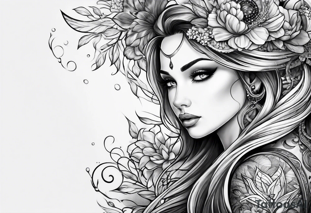 full arm tattoo idea