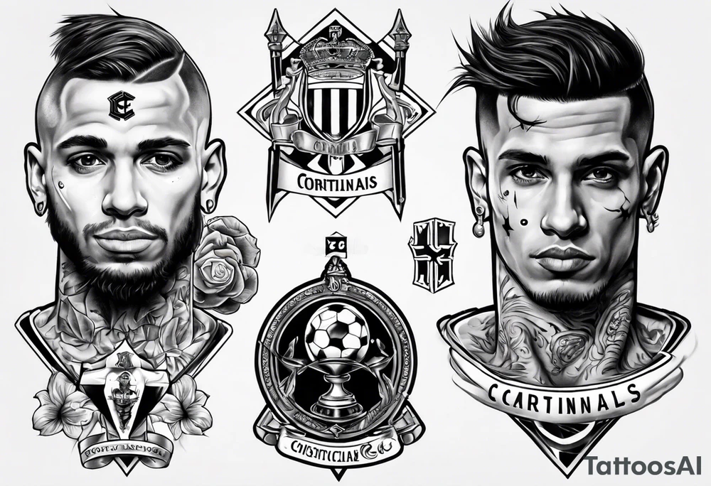 Corinthians player Cássio tattoo idea