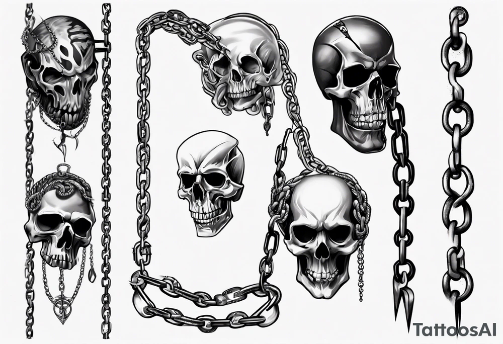 Chains tattoo idea