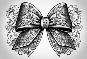 Lacey bows tattoo idea