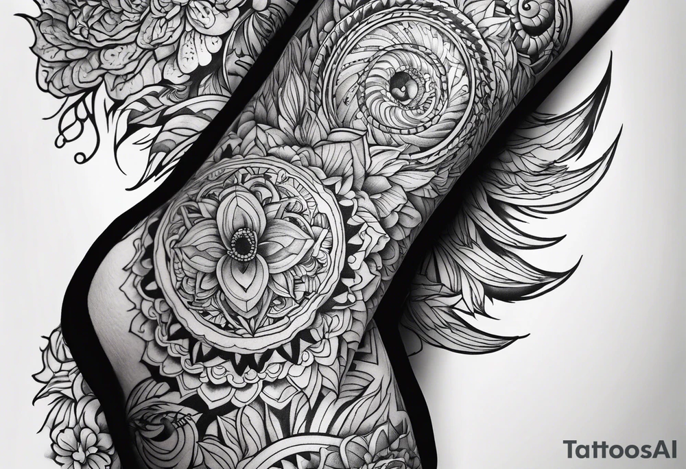 extreme tissue pain on elbow tattoo idea