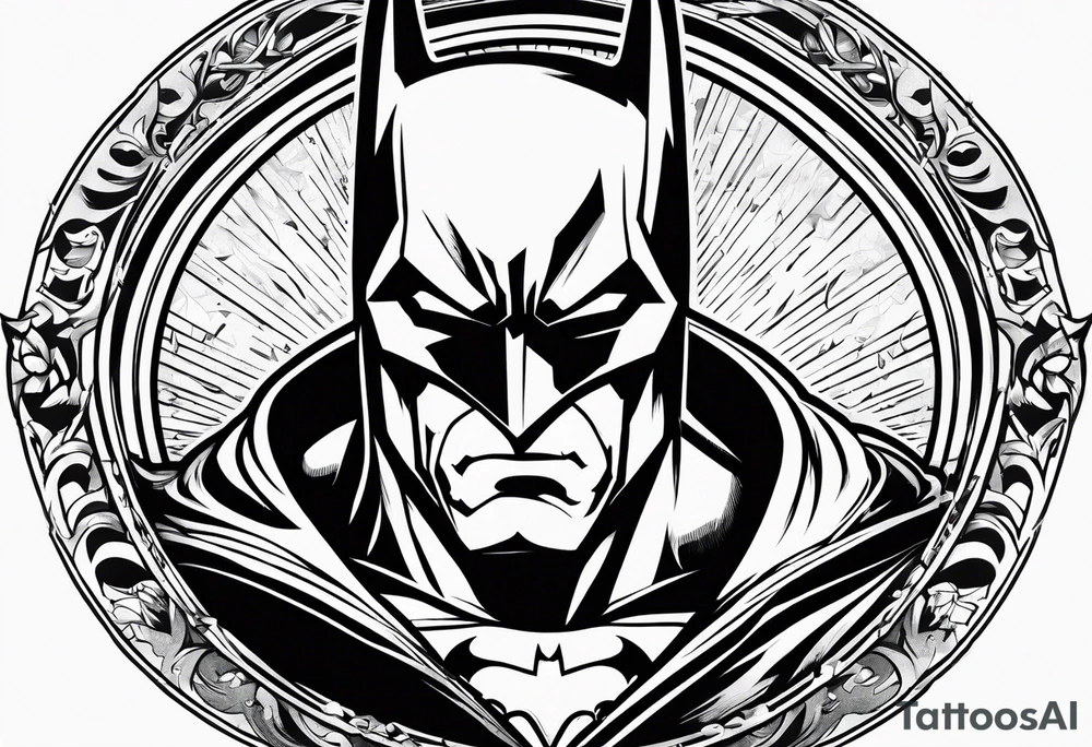 batman from the old comics tattoo idea