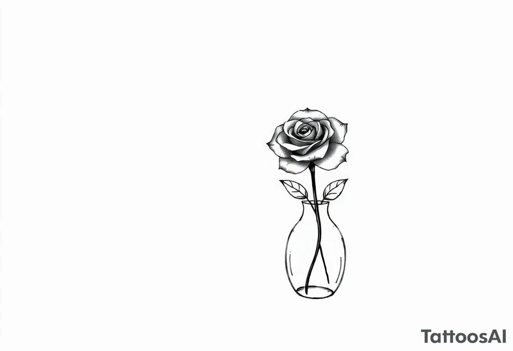 are you going to see the rose in the vase or the dust on the shelf g59 tattoo idea