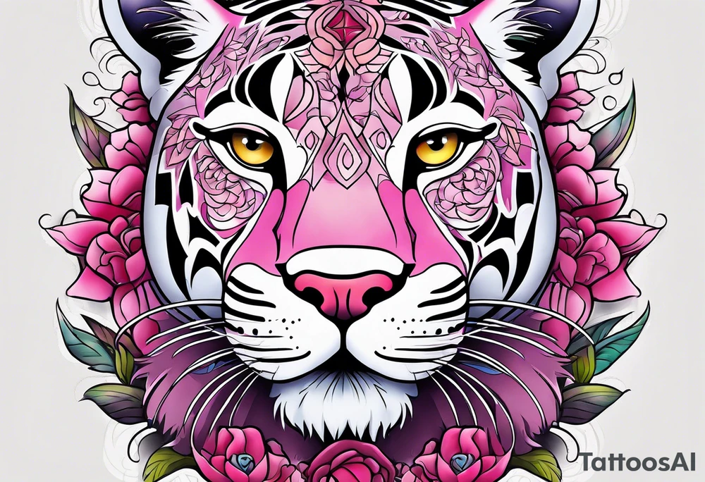 Pink panther tattoo idea