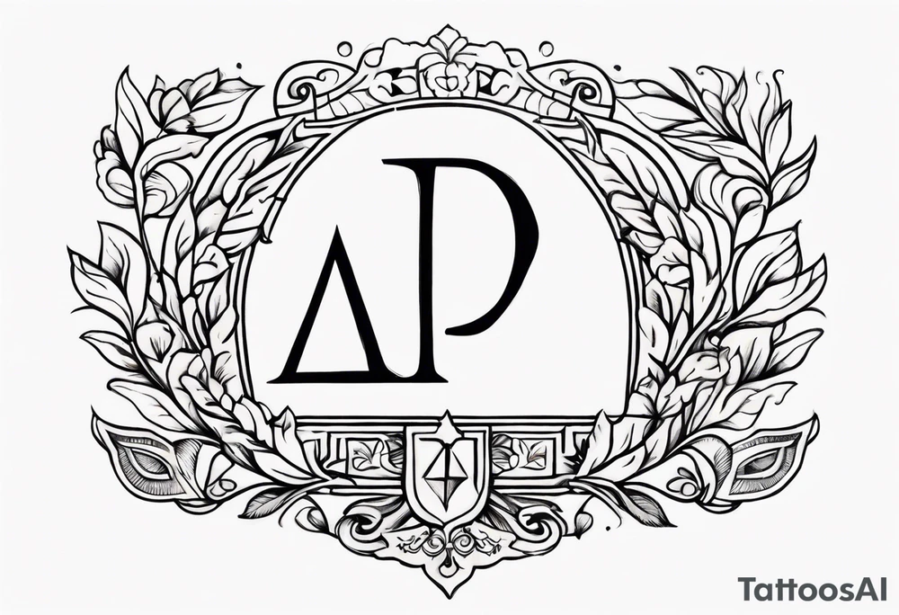greek letter capital delta tattoo idea