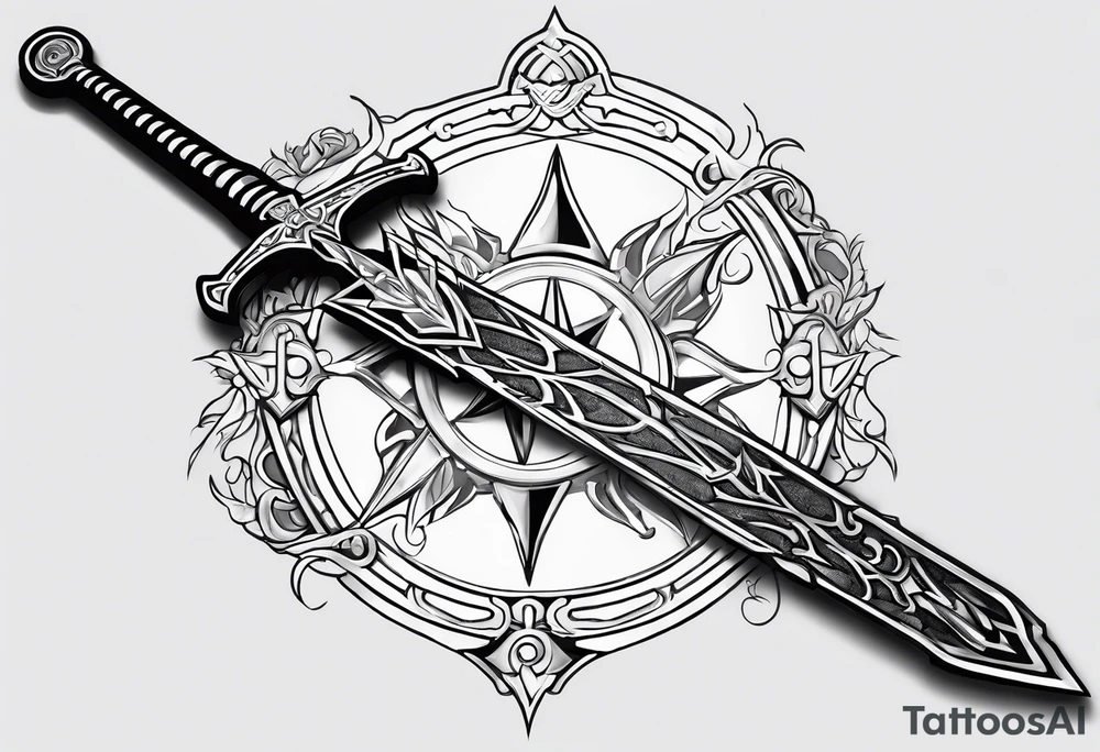 energy sword from halo 3 tattoo idea
