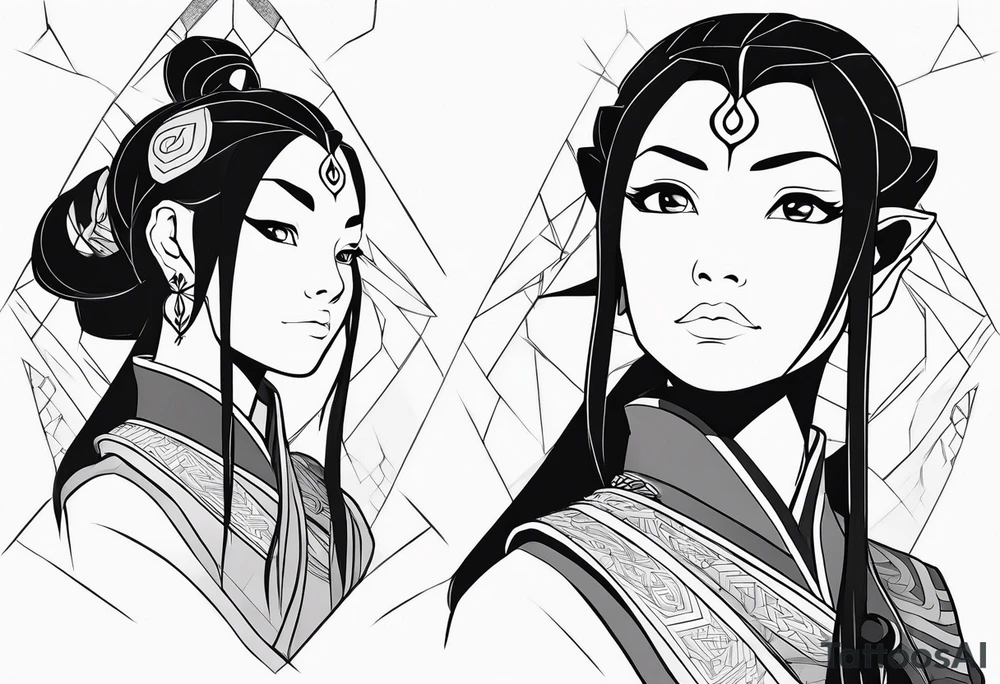 avatar the last airbender azula tattoo idea