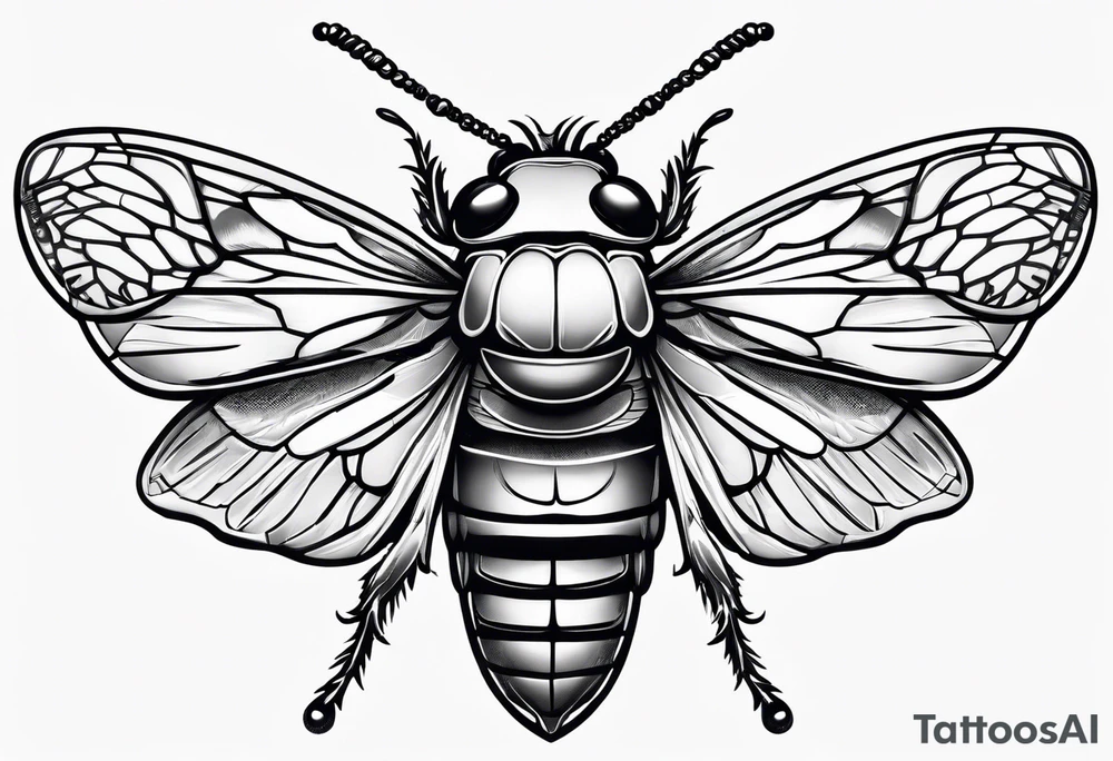 Cicada tattoo idea