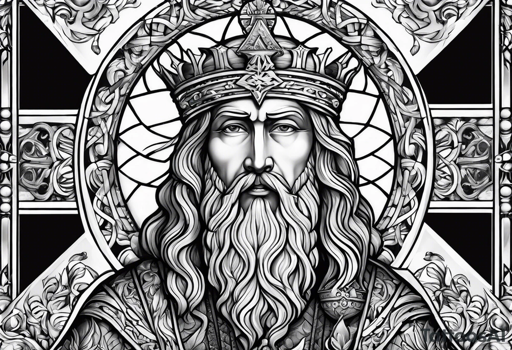 The symbol of Matthias in the bible tattoo idea