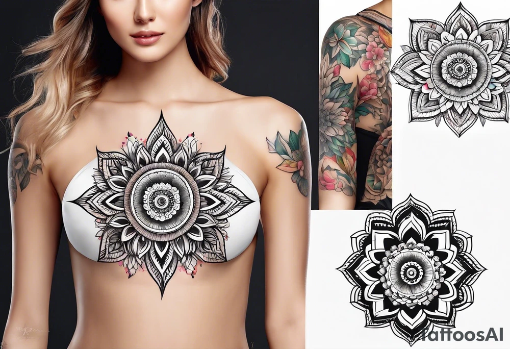 mandala tatto tattoo idea