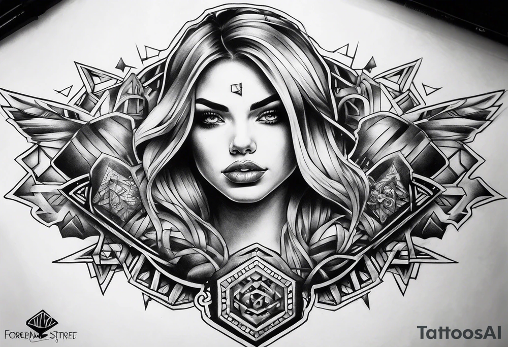 forearm street art graffiti "GenX OG" tattoo idea