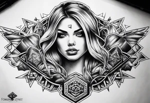 forearm street art graffiti "GenX OG" tattoo idea
