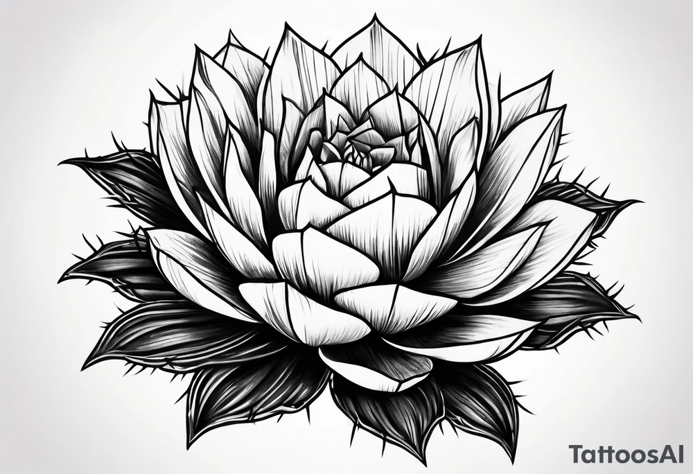 cactus tattoo idea