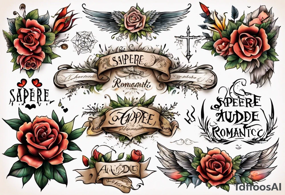 sapere aude 
romantisch tattoo idea