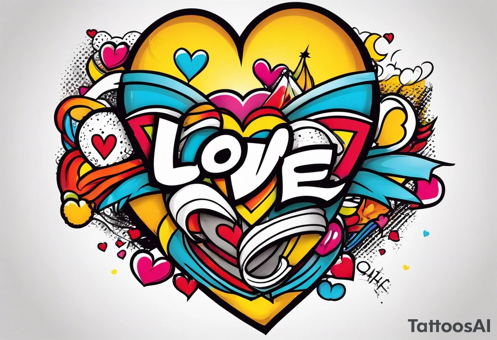 The love to teach tattoo idea