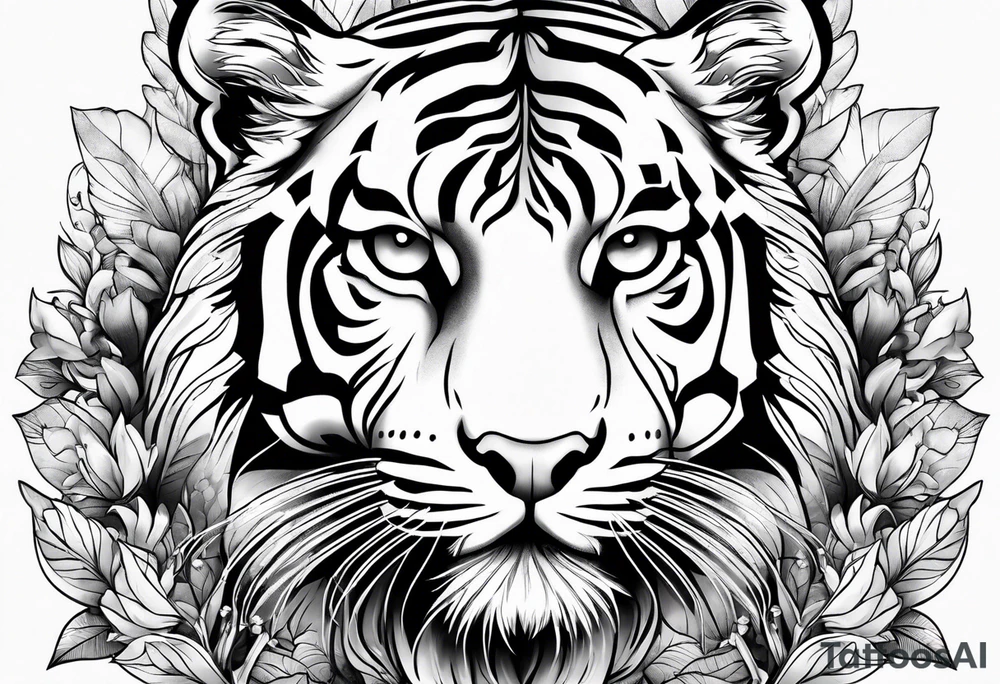 Memorial piece including a tiger on forearm tattoo idea Memorial piece including a tiger on forearm tattoo idea