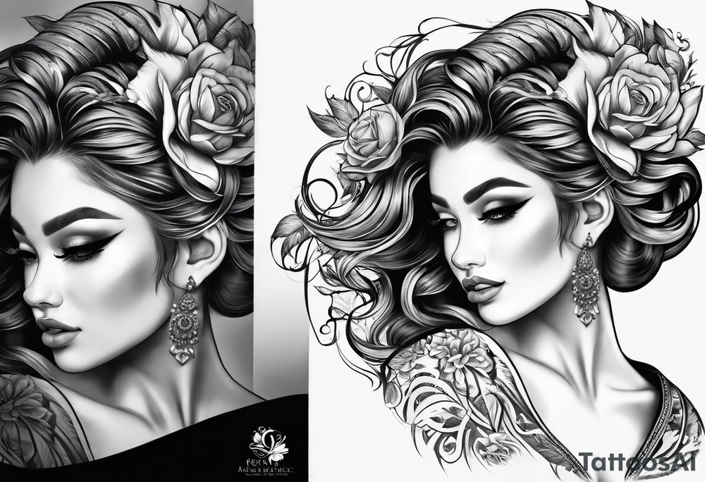Hair sing nalwa tattoo idea