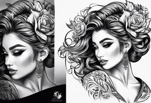 Hair sing nalwa tattoo idea