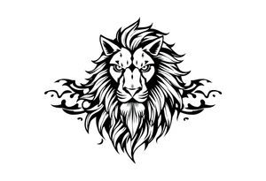 Irish with lion tattoo idea