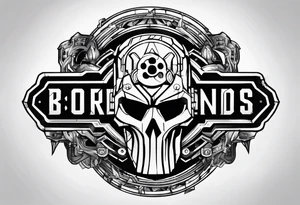 Borderlands vault logo video game tattoo idea
