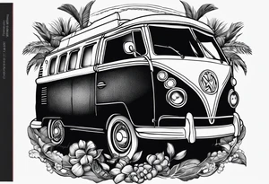 Beach hills plane rugby ball book campervan wine bottle tattoo idea