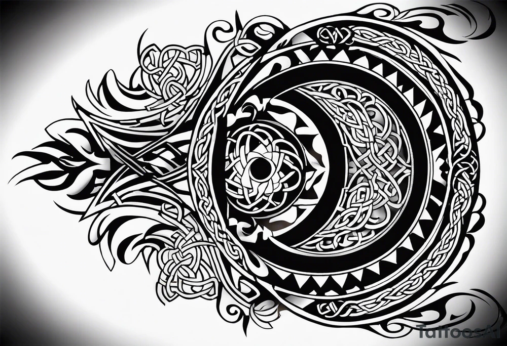celtic circle tattoo idea