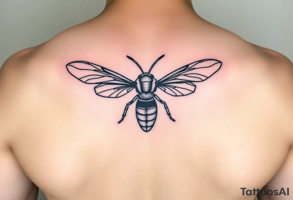 Fierce Hornet flying tattoo idea