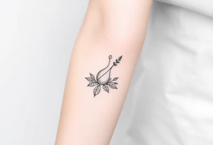 Minimalist tattoo for women scientist tattoo idea