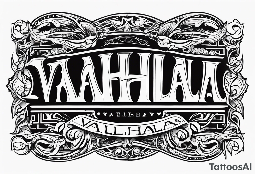 Valhalla tattoo idea