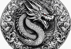 Drache der nicht schreit tattoo idea