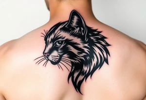 Black Cat tattoo idea