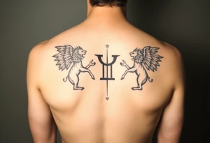 Gemini laugh now cry later feminine tattoo tattoo idea